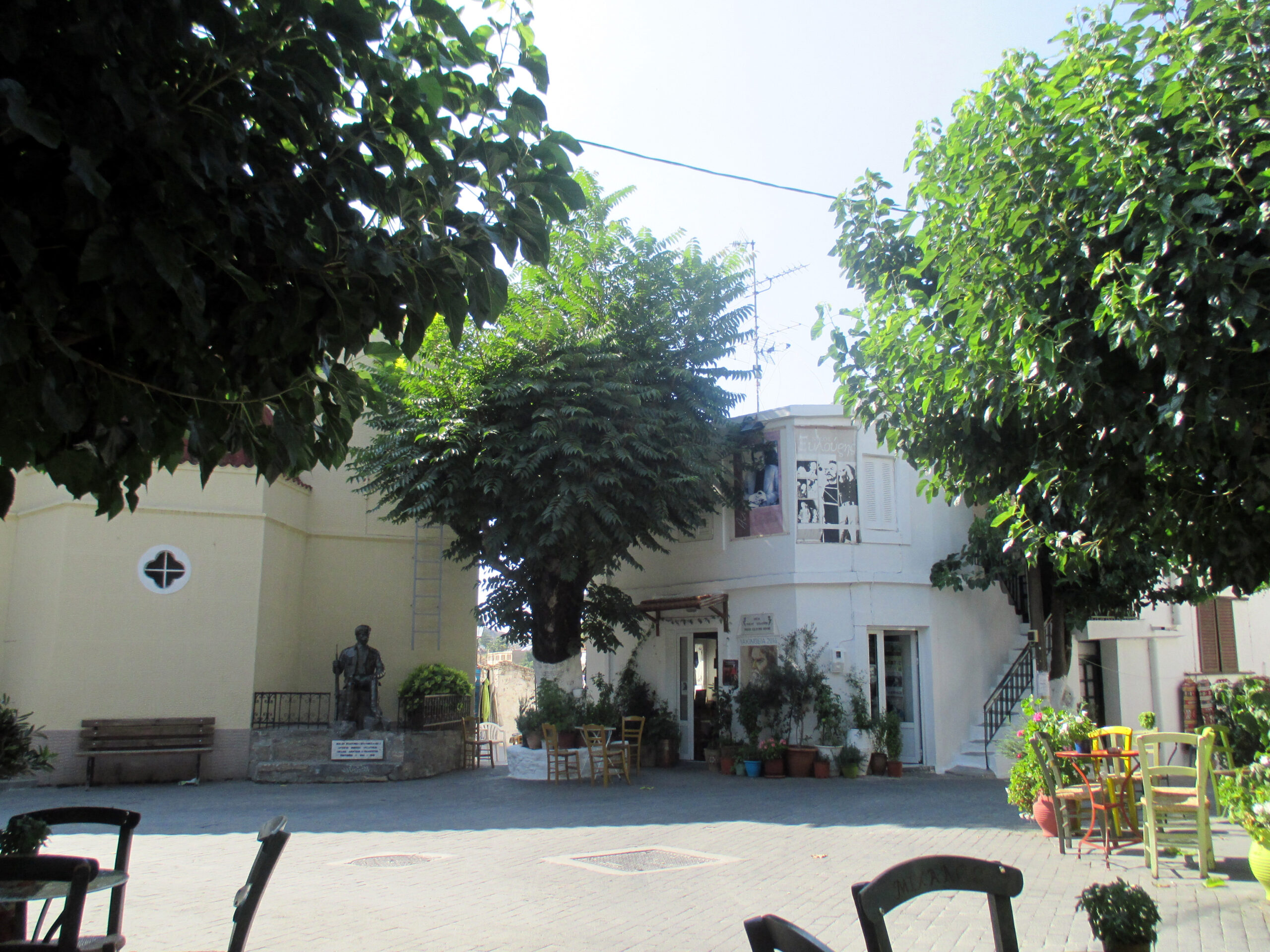Anogeia town on the slopes of Psiloritis