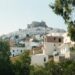 Chora of Astypalaia with white houses and the castle