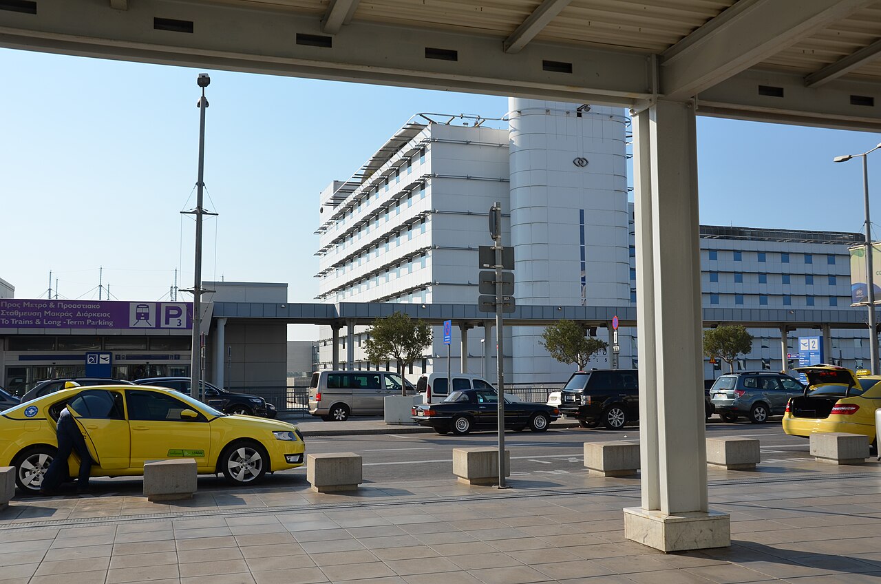 Athens International Airport Eleftherios Venizelos terminal exterior