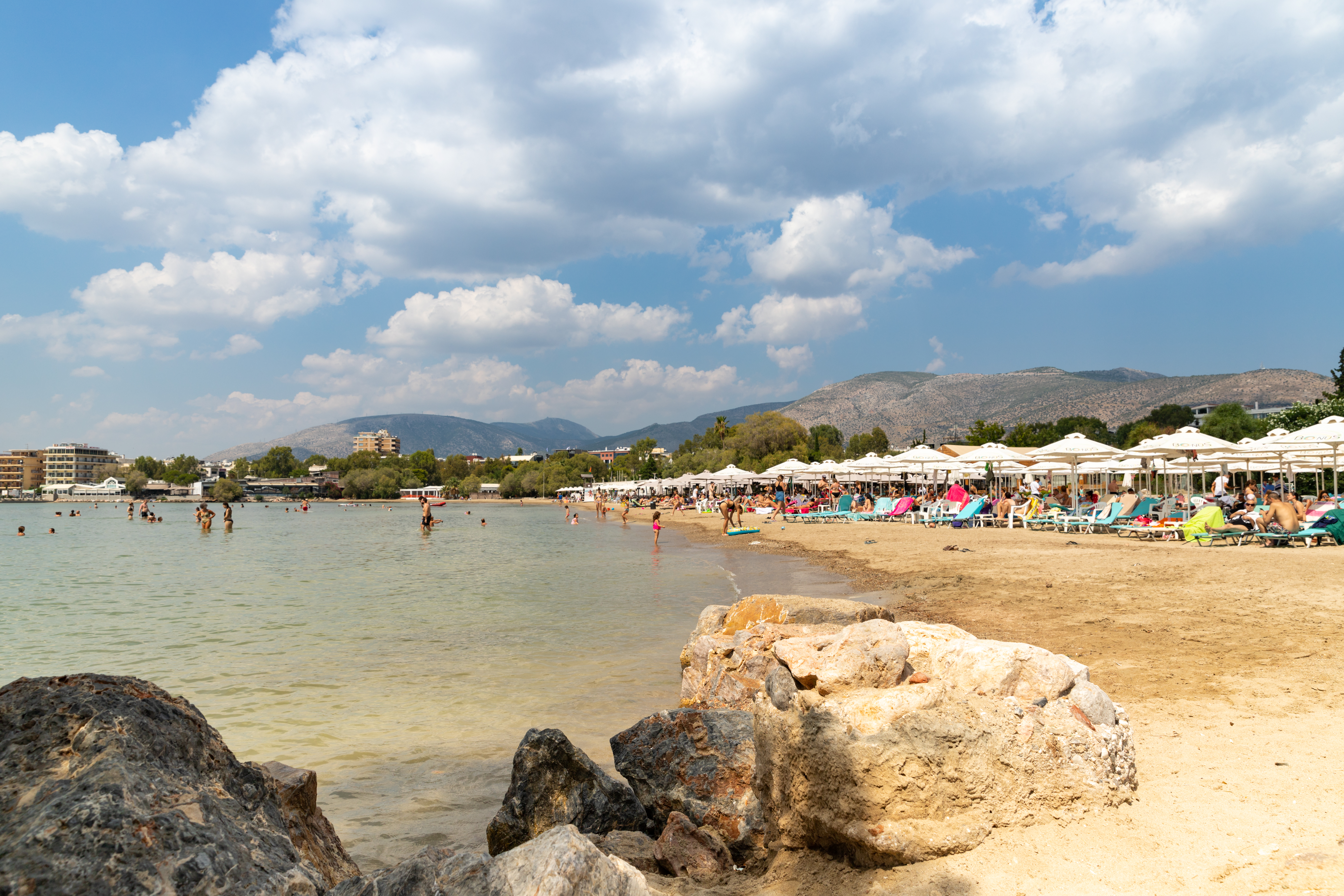 Glyfada coast and marina on the Athens Riviera