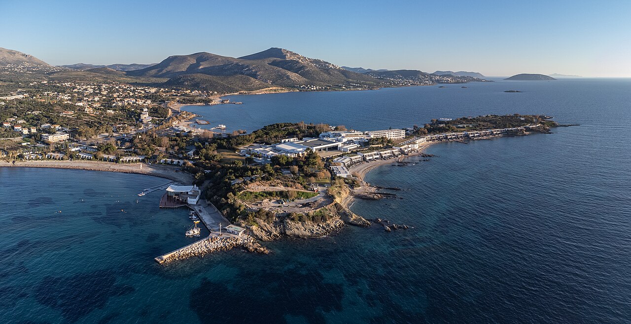 The Lagonissi peninsula on the coast of East Attica