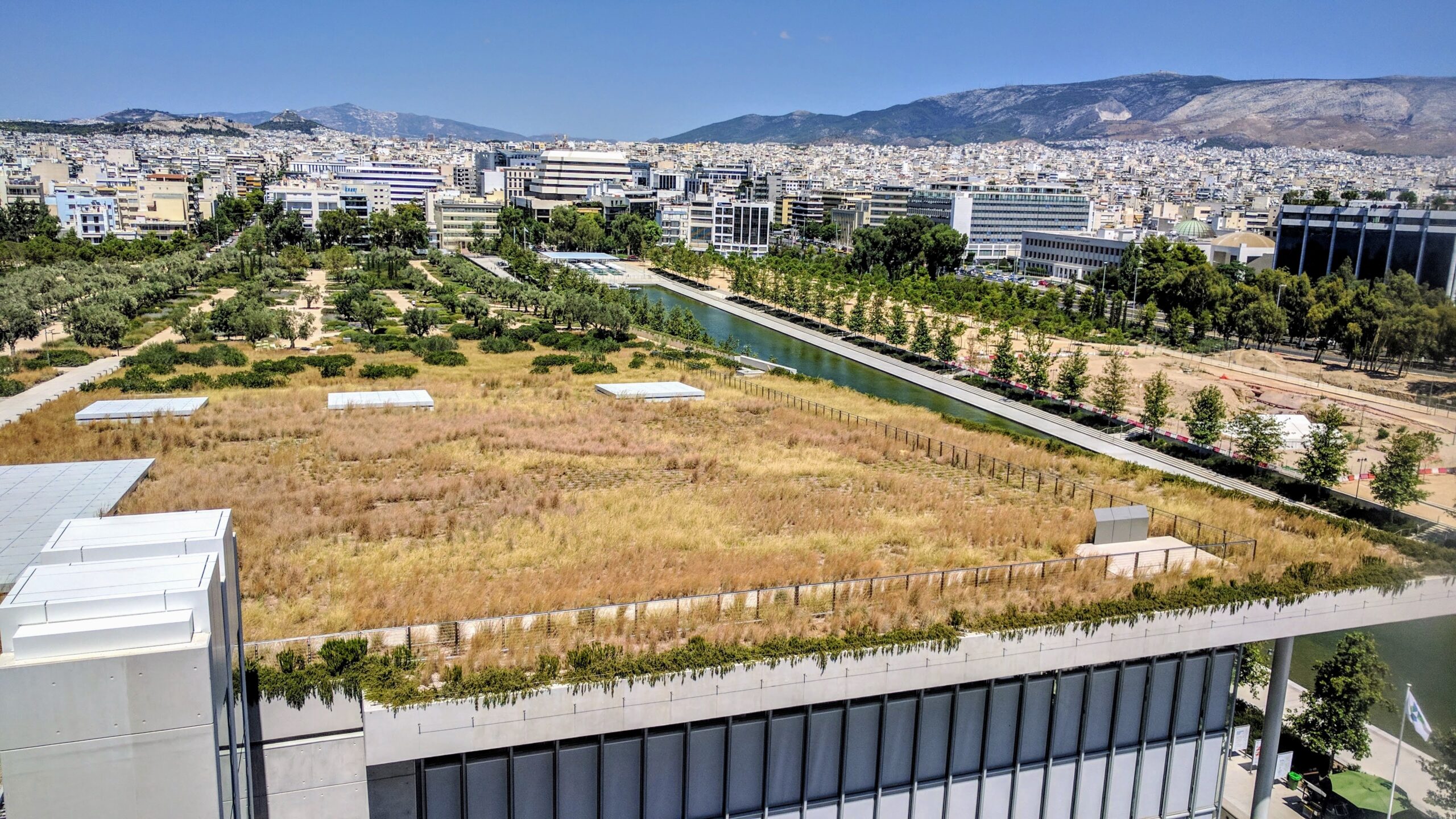 Stavros Niarchos Park and the SNFCC in Athens