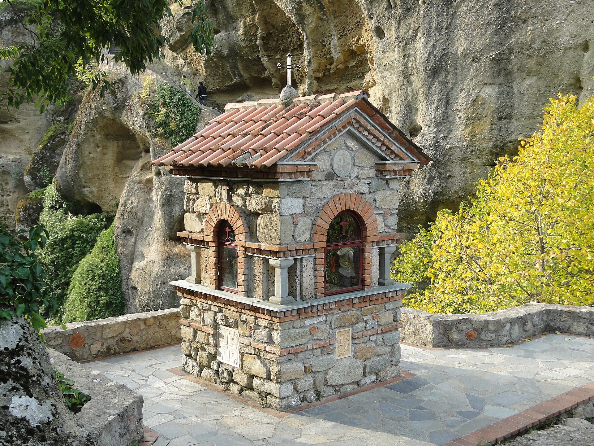 Great Meteoron Monastery perched on its rock pillar