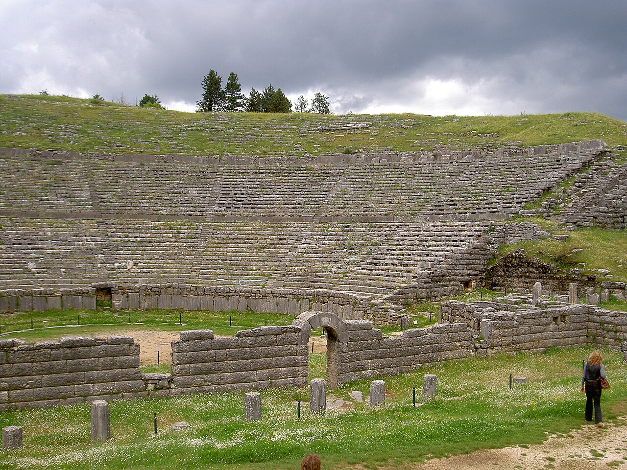 Ancient theatre at Dodoni near Ioannina