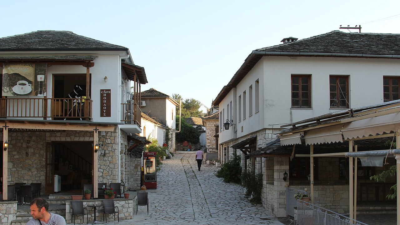 The inhabited island of Ioannina in Lake Pamvotida
