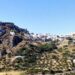 Panorama of Chora and the Venetian castle on Kythira