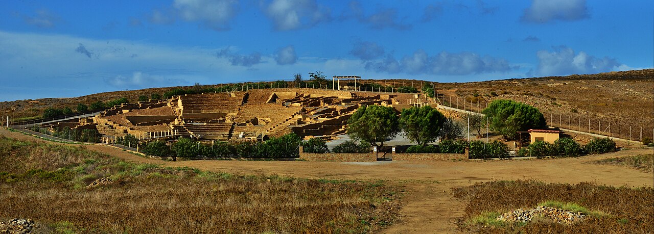 Ancient theatre at Hephaistia on Lemnos