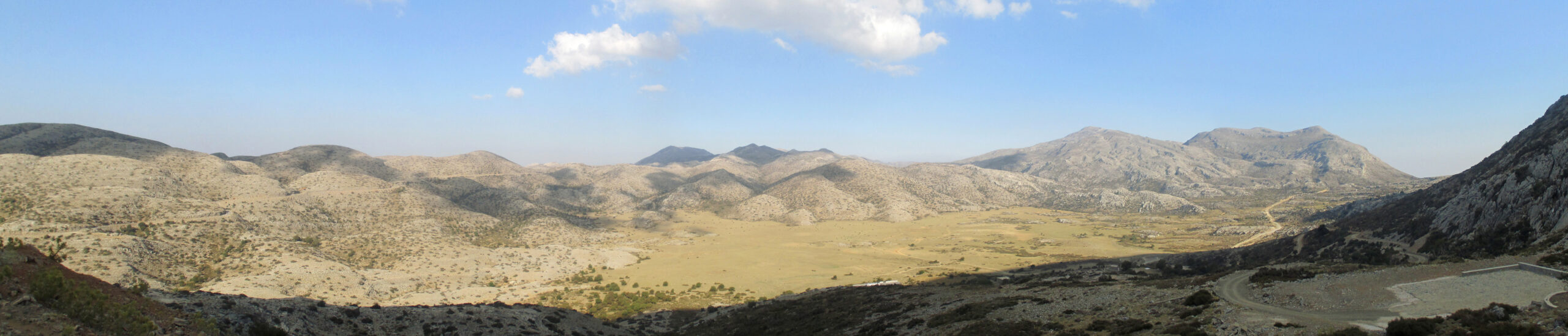 Panorama of the Nida Plateau