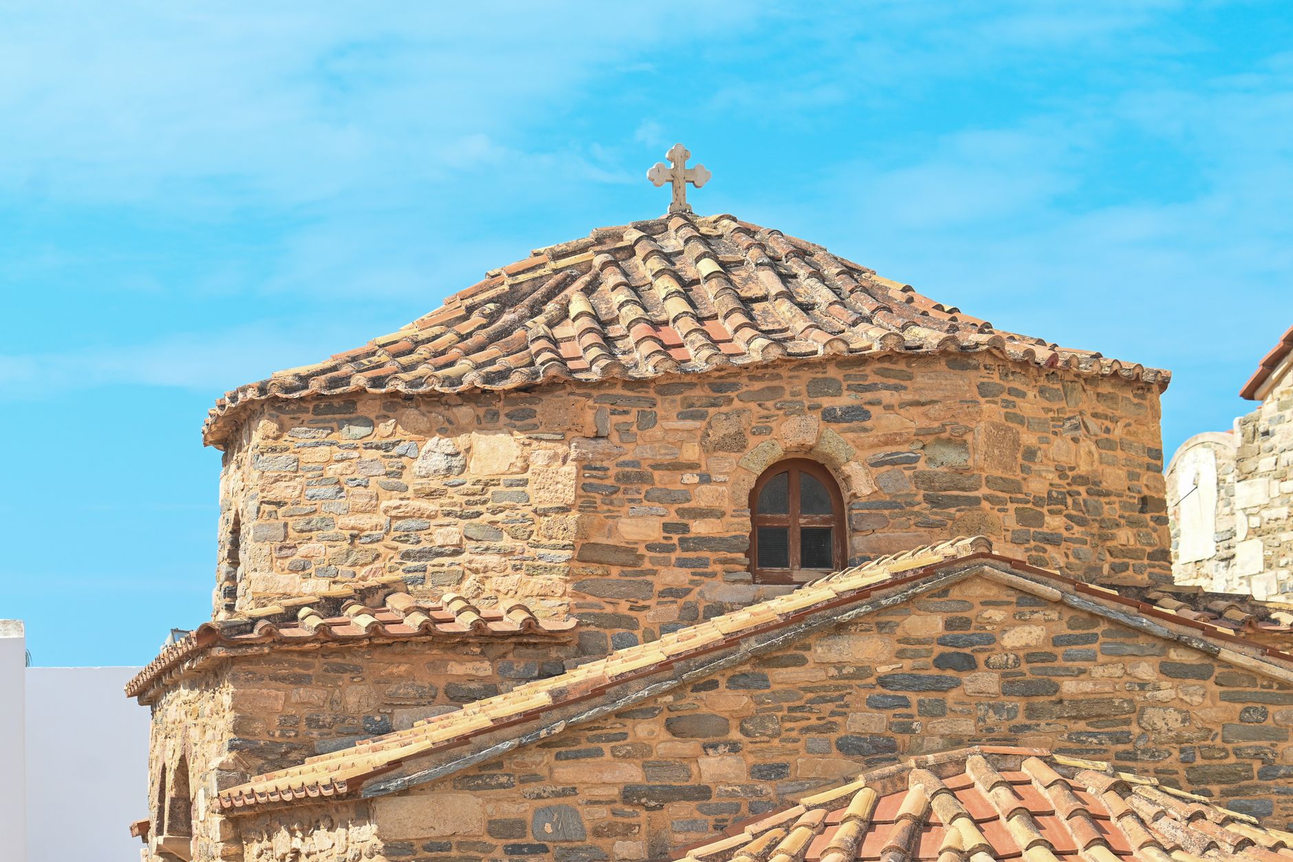 The Byzantine church of Panagia Ekatontapiliani in Parikia, one of the oldest churches in Greece