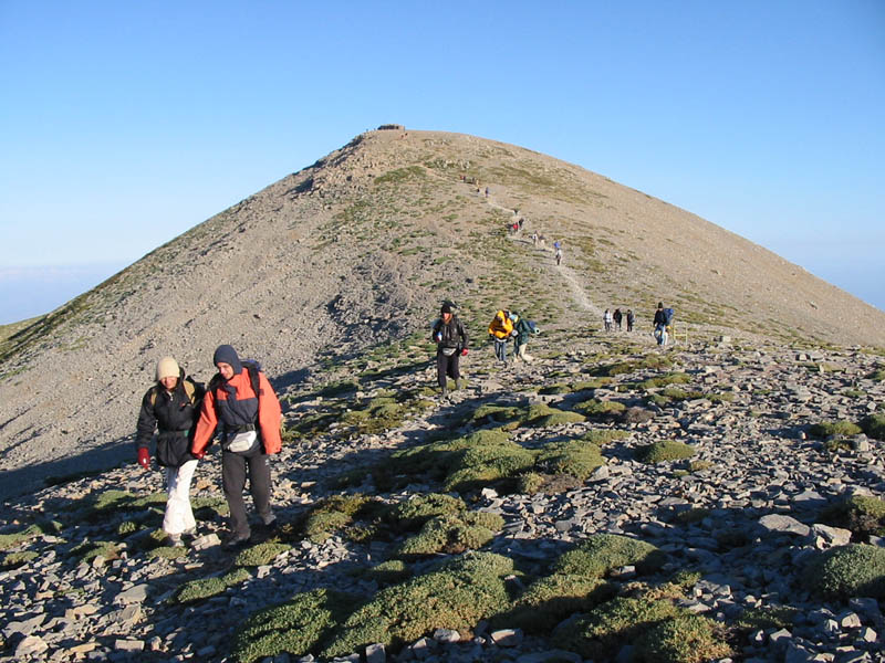 Psiloritis mountain ridge