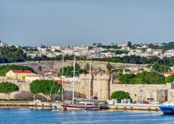 Rhodes Greece coastal landscape