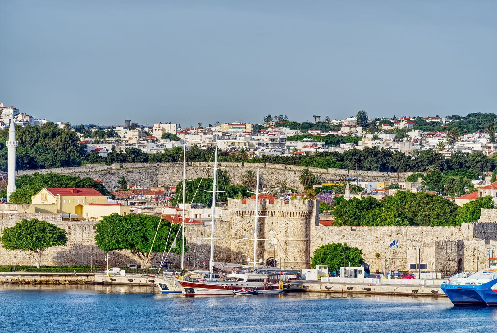 Rhodes Greece coastal landscape