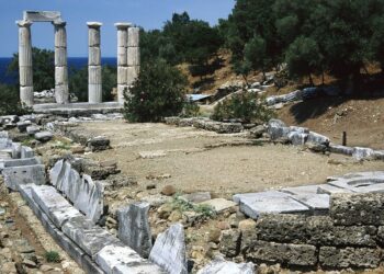 Ruins of the Sanctuary of the Great Gods at Palaiopolis