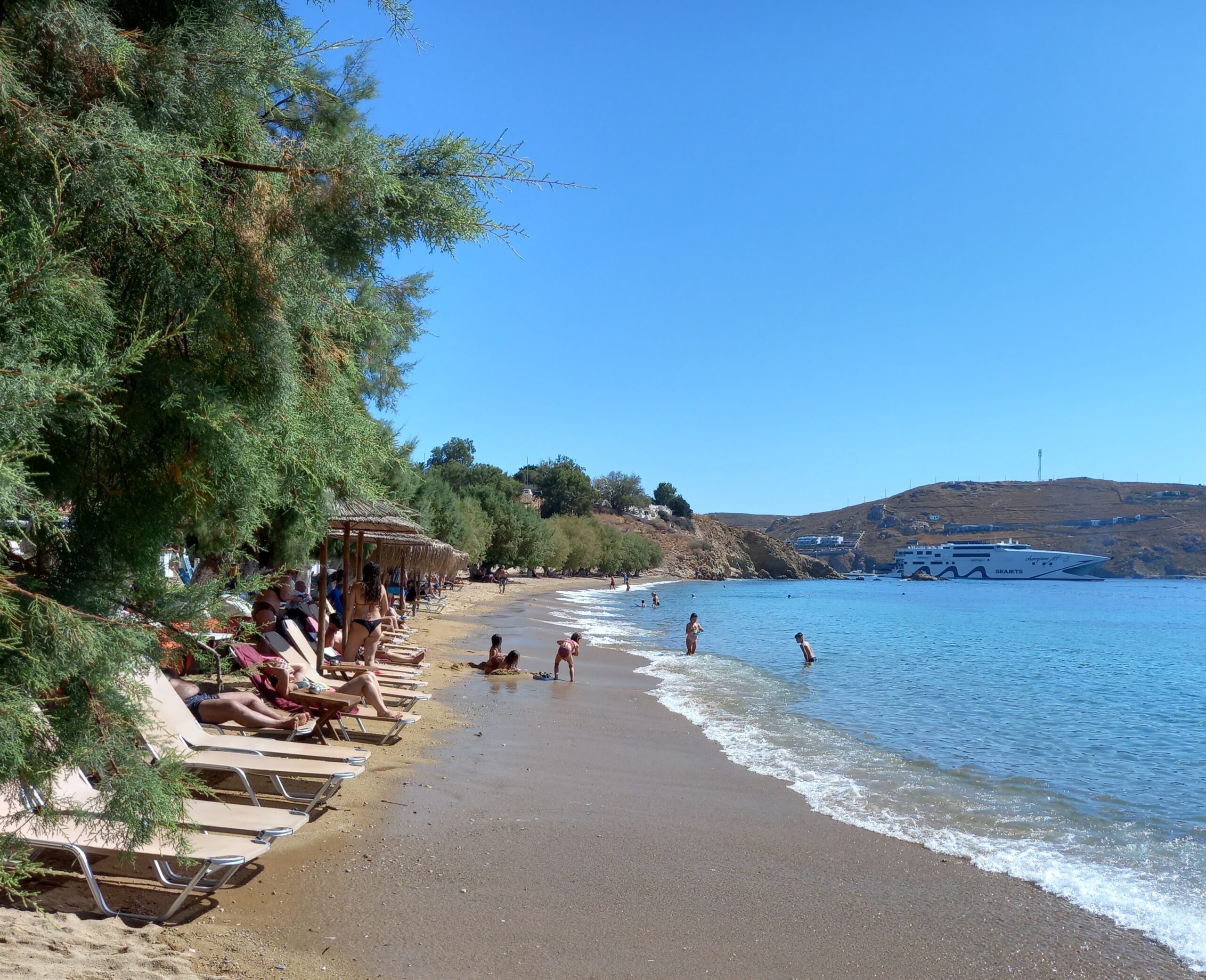 Livadakia beach Serifos crystal clear water