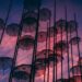 Zongolopoulos umbrella sculpture installation on the Thessaloniki waterfront