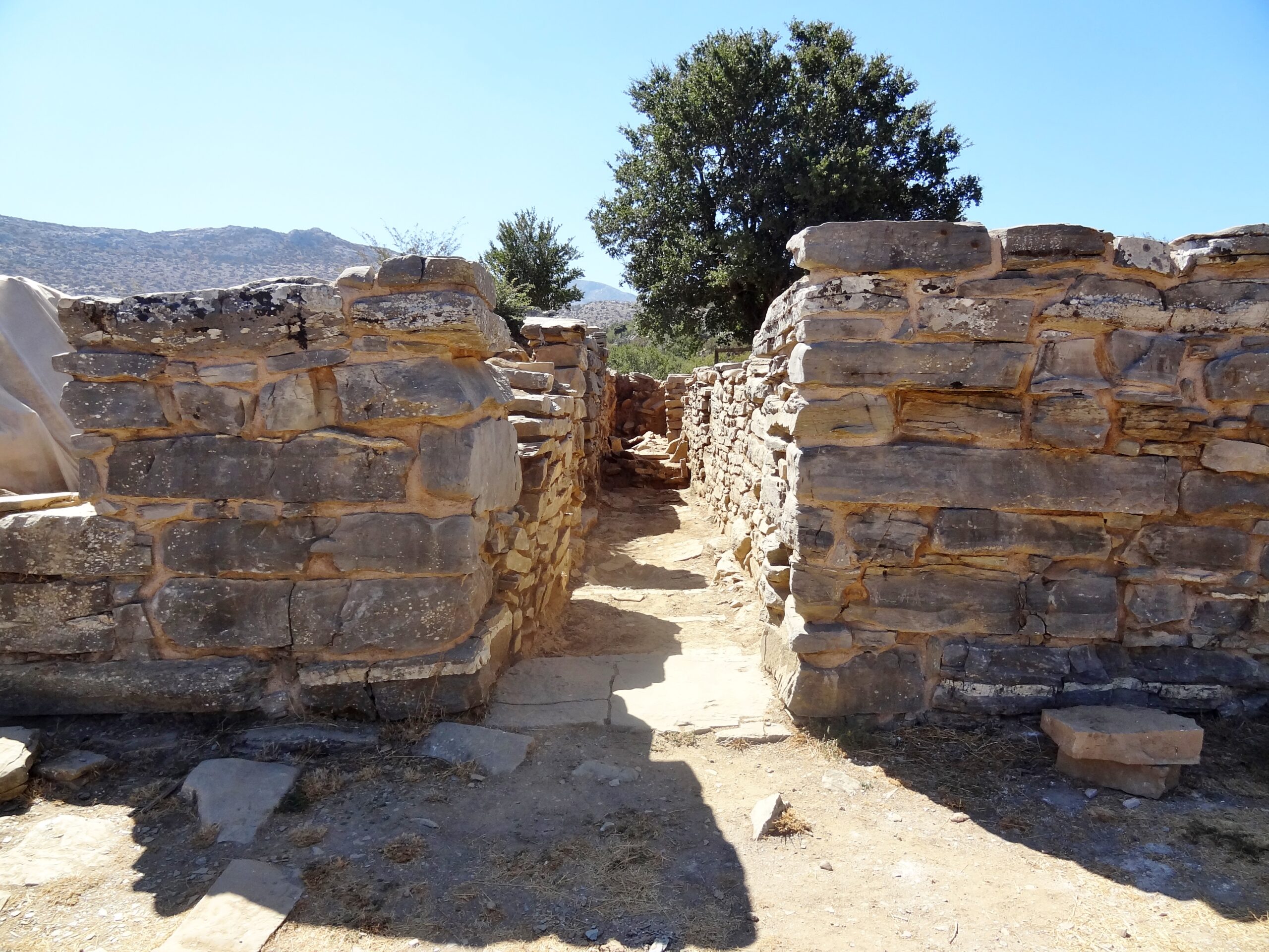 Minoan archaeological remains at Zominthos